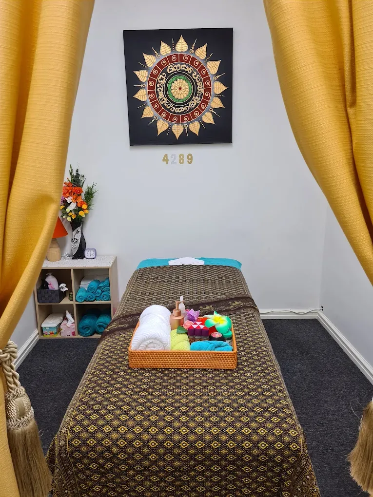 Thai massage treatment room